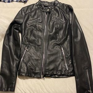 GUESS leather jacket size S